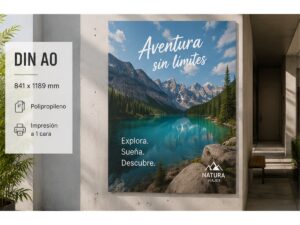 Cartel DIN A0 personalizado de gran formato