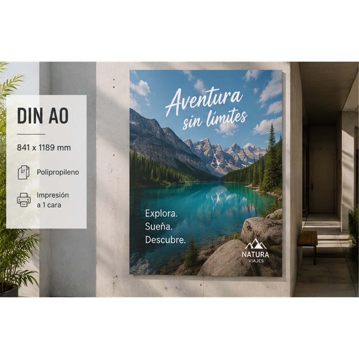 Cartel DIN A0 personalizado de gran formato