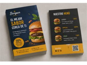 Flyer A5 personalizado impreso a todo color