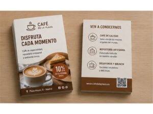 Flyer A6 personalizado impreso a todo color